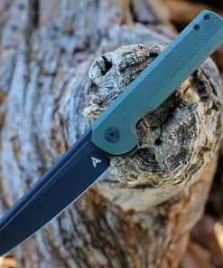 Deals ✨ Arcform Darcform Slimfoot Folding - Blk Ti / Green G10 (3.5" M390 Blk) ⭐