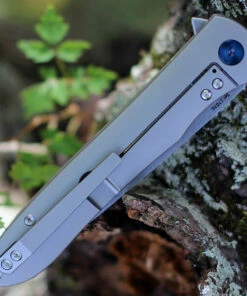 Discount ✨ Artisan Cutlery Artisan Shark ATZ1707GGY, 3.94" S35VN Plain Blade, Gray Titanium Handle 🎁 -Automatic Knives shop ATZ1707GGY.2 20160.1599227807