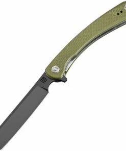 Budget 🌟 Artisan Cutlery Artisan Small Orthodox ATZ1817PSBGNF, 2.75" Black D2 Steel Blade, Green G10 Handle 🌟