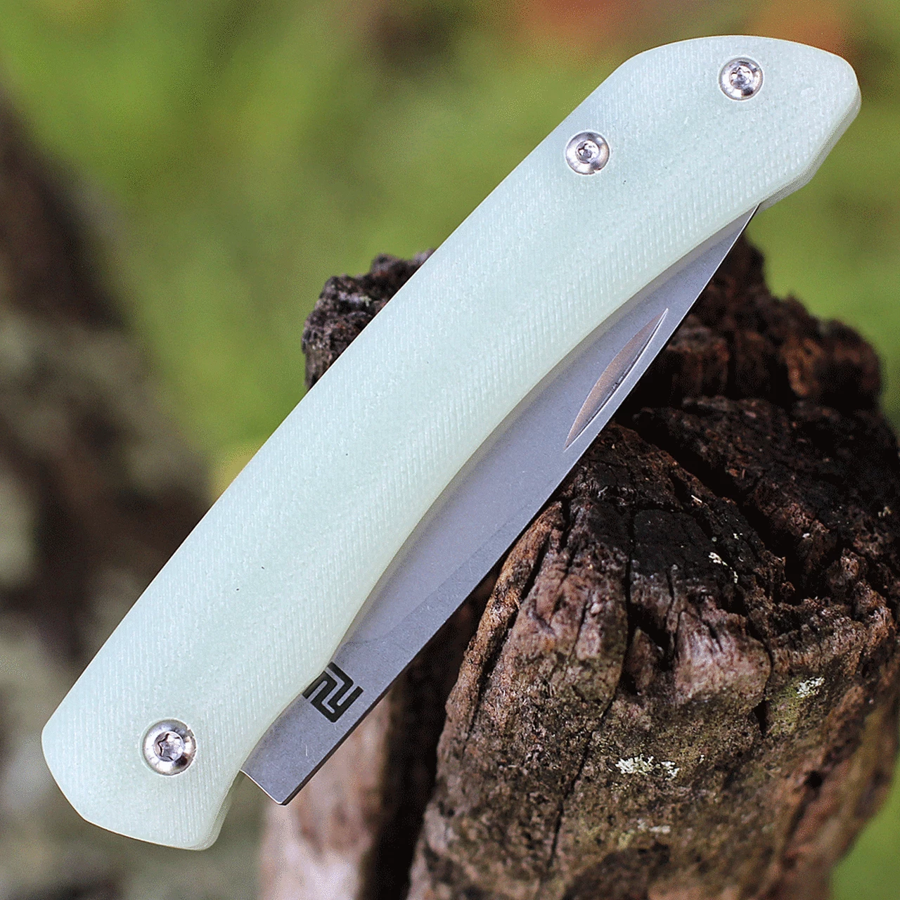 Best deal 🛒 Artisan Cutlery Biome ATZ-1840P-NTG, 2.8" Sandvik 12C27 StonewashedPlain Blade, Natural Translucent Green G-10 Handle 👍 4 Best deal 🛒 Artisan Cutlery Biome ATZ-1840P-NTG, 2.8" Sandvik 12C27 StonewashedPlain Blade, Natural Translucent Green G-10 Handle 👍 - Image 4