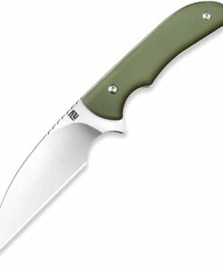 Best deal 🌟 Artisan Cutlery Sea Snake Fixed Blade Knife 1842B-GN, 3.15" AR-RPM9 Satin Wharncliffe Blade, Green G-10 Handle 🔔