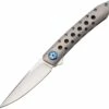 Best reviews of 🛒 Alliance Designs ALA1H Anchovy Framelock with Holes, 3.5" RWL34 Plain Blade, Titanium Handle ✨