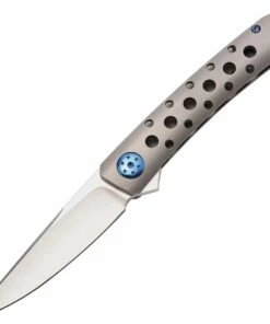 Best reviews of 🛒 Alliance Designs ALA1H Anchovy Framelock with Holes, 3.5" RWL34 Plain Blade, Titanium Handle ✨