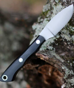 Top 10 🔥 Bark River Knives 03-070M-BC Micro Canadian, 2.06"S45VN Plain Blade, Black Canvas Micarta Handle 👍 -Automatic Knives shop BA0307MBC.2 15179.1611164975