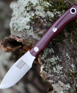 Brand new ✔️ Bark River Knives 03-070M-BU Micro Canadian, 2.06" S45VN Plain Blade, Burgandy Micarta Handle 🔔