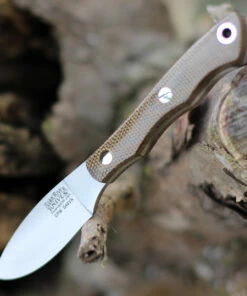 Flash Sale 🤩 Bark River Knives 03-070M-GC Micro Canadian, 2.06"S45VN Plain Blade, Green Canvas Micarta Handle 🔥