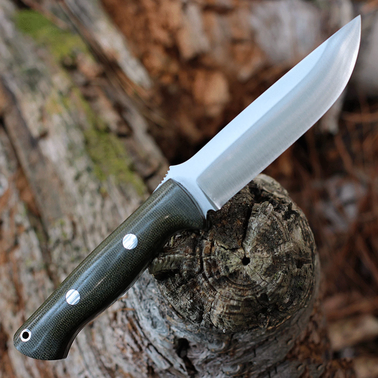 Best deal 🛒 Bark River Knives Bark River Bravo 1.25 - Green Micarta (5" A2 Satin) 07-115-M-GC 🤩 2 Best deal 🛒 Bark River Knives Bark River Bravo 1.25 - Green Micarta (5" A2 Satin) 07-115-M-GC 🤩 - Image 2