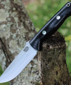 Buy 🔔 Bark River Knives Bark River Bravo 1 Black Canvas Micarta (4.2" CPM-3V) 07-122M-BC 🌟