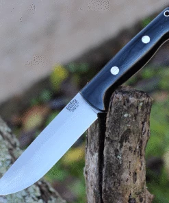 Brand new ❤️ Bark River Knives Bark River Bravo 1.25 LT Rampless - Blk Micarta (4.9" CPM-3V) 07-129M-BC ❤️