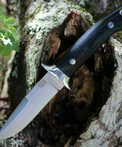 Wholesale 🎁 Bark River Knives Chute Knife 07152MBC, 4.25" CPM-154 Drop Point Plain Blade, Black Canvas Handle 👏