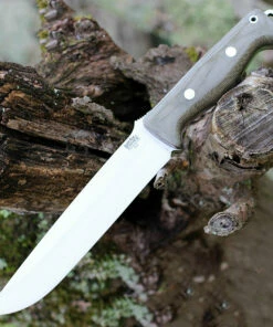 Wholesale 😍 Bark River Knives Bark River Bravo 2 - Green Canvas Micarta (7" Satin A2) 07-211M-GC ✨