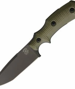 Cheapest ⌛ Bastinelli Creations R.E.D. Fixed Blade BAS04G, 4" N690 Black Plain Blade, Green G-10 Handle, Black Kydex Sheath 👏