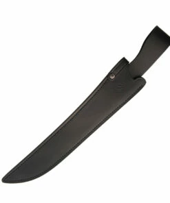 Hot Sale 🎁 Bastinelli Creations Separateur BAS200, 13" 12C27 Sandvik Steel Black Cerakote Fixed Blade, Black Sculpted G-10 Handles, Black Leather Sheat ⭐ -Automatic Knives shop BAS200 2 78807.1625608561