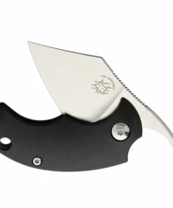 Deals 🎉 Bastinelli Creations BB Drago Friction Folder, 1.75" N690 Satin Plain Blade, Black FRN Handle, Black Leather Pouch 🤩 -Automatic Knives shop BAS203B 2 43533.1620834209