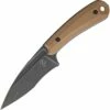 Wholesale 🎁 Bastinelli Creations SIN Fixed Blade BAS215C, 3.5" N690Co Black Stonewashed Blade, Coyote Brown Milled G-10 Handle, Kydex Sheath 😍