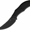 Deals 🌟 Bastinelli Creations Chopper Fixed Blade BAS233, 3.5" M390 Black PVD Plain Blade, Black G-10 Handle, Black Kydex Sheath ✔️