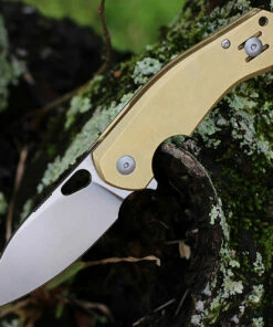 Flash Sale 🔔 GiantMouse ACE Biblio - Brass (2.9" M390 Satin) BIBLIO-BRASS 🛒