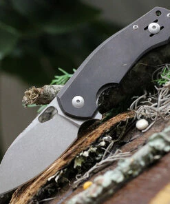 Discount 🤩 GiantMouse ACE Biblio Flipper, 2.9" M390 Stonewash Drop Point Blade, Bronze Handle ✨