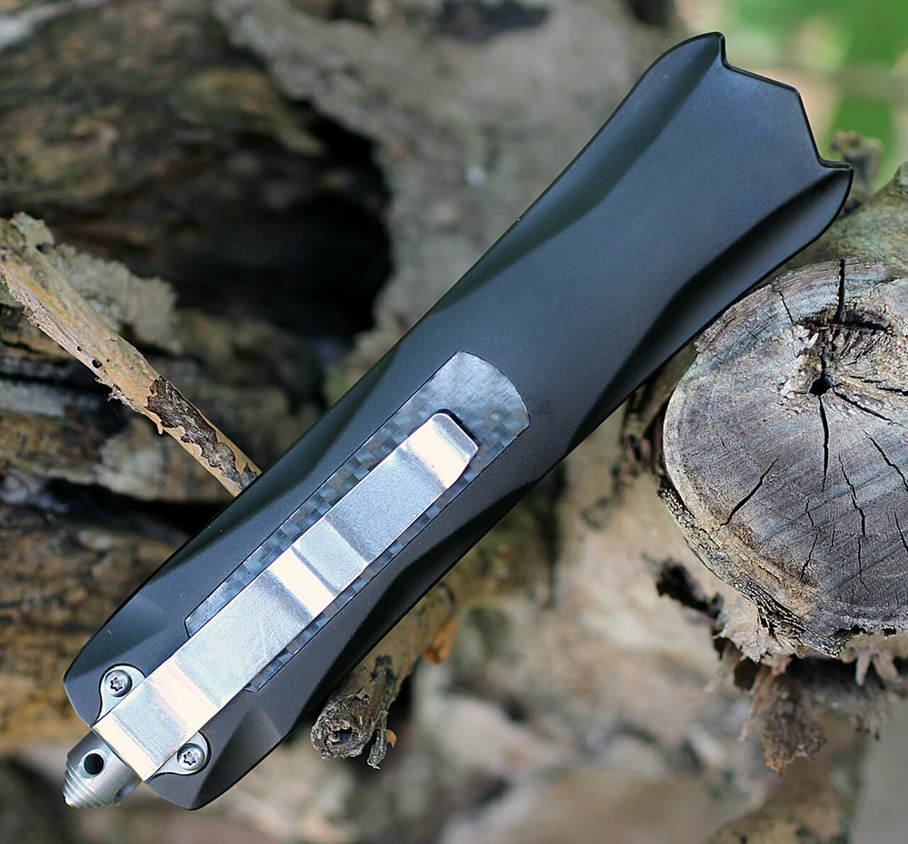 Top 10 ⭐ CobraTec Knives BLKKCDNS Black King Cobra, 4" D2 Steel Drop Point, Anodized Aviation Aluminum Handle w/ Carbon Fiber Inlay ✔️ 3 Top 10 ⭐ CobraTec Knives BLKKCDNS Black King Cobra, 4" D2 Steel Drop Point, Anodized Aviation Aluminum Handle w/ Carbon Fiber Inlay ✔️ - Image 3