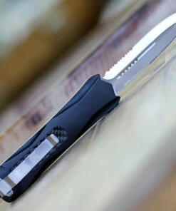 Buy 🔔 CobraTec Knives BLKKCDAG2SS Black King Cobra, 4" D2 Steel Serrated Dagger Blade, Anodized Aviation Aluminum Handle 💯 -Automatic Knives shop BLKKCDAG2SS 58125.1611853682