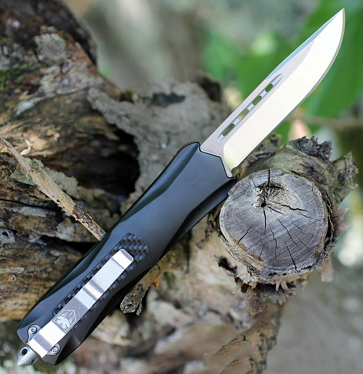 Top 10 ⭐ CobraTec Knives BLKKCDNS Black King Cobra, 4" D2 Steel Drop Point, Anodized Aviation Aluminum Handle w/ Carbon Fiber Inlay ✔️ 2 Top 10 ⭐ CobraTec Knives BLKKCDNS Black King Cobra, 4" D2 Steel Drop Point, Anodized Aviation Aluminum Handle w/ Carbon Fiber Inlay ✔️ - Image 2