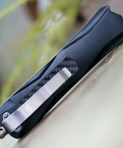 New ⌛ CobraTec Knives BLKKCTS Black King Cobra, 4" D2 Steel Tanto Part Serrated Blade, Anodized Aviation Aluminum w/ Carbon Fiber Inlay 😀 7 New ⌛ CobraTec Knives BLKKCTS Black King Cobra, 4" D2 Steel Tanto Part Serrated Blade, Anodized Aviation Aluminum w/ Carbon Fiber Inlay 😀 -Automatic Knives shop BLKKCTS.2 68736.1598969989