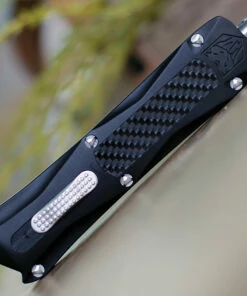 New ⌛ CobraTec Knives BLKKCTS Black King Cobra, 4" D2 Steel Tanto Part Serrated Blade, Anodized Aviation Aluminum w/ Carbon Fiber Inlay 😀 6 New ⌛ CobraTec Knives BLKKCTS Black King Cobra, 4" D2 Steel Tanto Part Serrated Blade, Anodized Aviation Aluminum w/ Carbon Fiber Inlay 😀 -Automatic Knives shop BLKKCTS.3 09814.1598969989