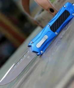 New 😍 CobraTec Knives BLUKCDNS Blue King Cobra, 4" D2 Steel Drop Point Blade, Anodized Aviation Aluminum Handle 🤩