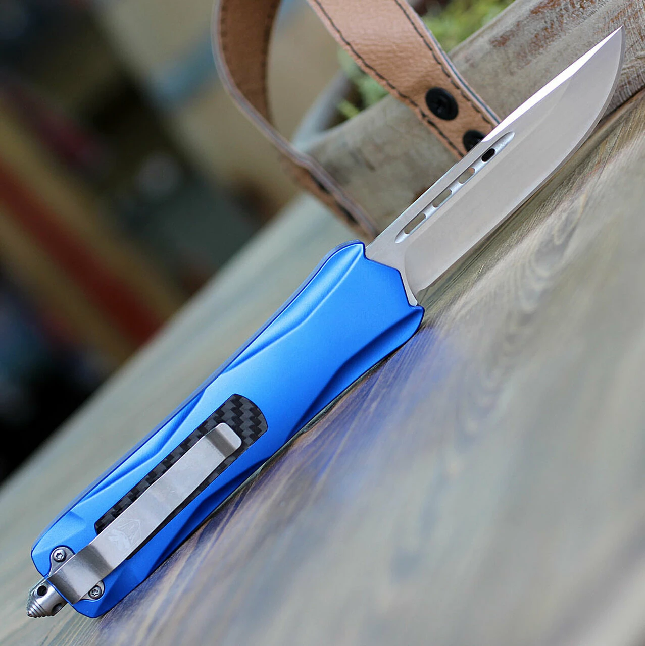 New 😍 CobraTec Knives BLUKCDNS Blue King Cobra, 4" D2 Steel Drop Point Blade, Anodized Aviation Aluminum Handle 🤩 2 New 😍 CobraTec Knives BLUKCDNS Blue King Cobra, 4" D2 Steel Drop Point Blade, Anodized Aviation Aluminum Handle 🤩 - Image 2