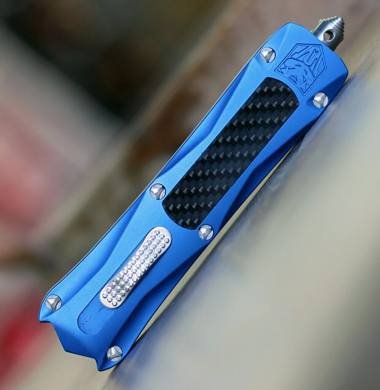 Hot Sale ๐ CobraTec Knives BLUKCDAG2SS Blue King Cobra, 4" D2 Steel Dagger Serrated Blade, Anodized Aviation Aluminum Handle ๐งจ 4 Hot Sale ๐ CobraTec Knives BLUKCDAG2SS Blue King Cobra, 4" D2 Steel Dagger Serrated Blade, Anodized Aviation Aluminum Handle ๐งจ - Image 4