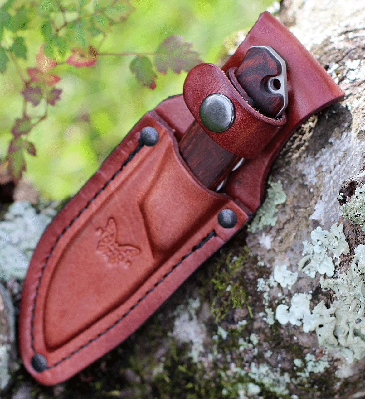 Brand new 🎁 Benchmade Knives Benchmade 15017 Hidden Canyon Hunter, 2.79" CPM-S30V Satin Drop Point Blade, Stabilized Wood Handle ✨ 3 Brand new 🎁 Benchmade Knives Benchmade 15017 Hidden Canyon Hunter, 2.79" CPM-S30V Satin Drop Point Blade, Stabilized Wood Handle ✨ - Image 3