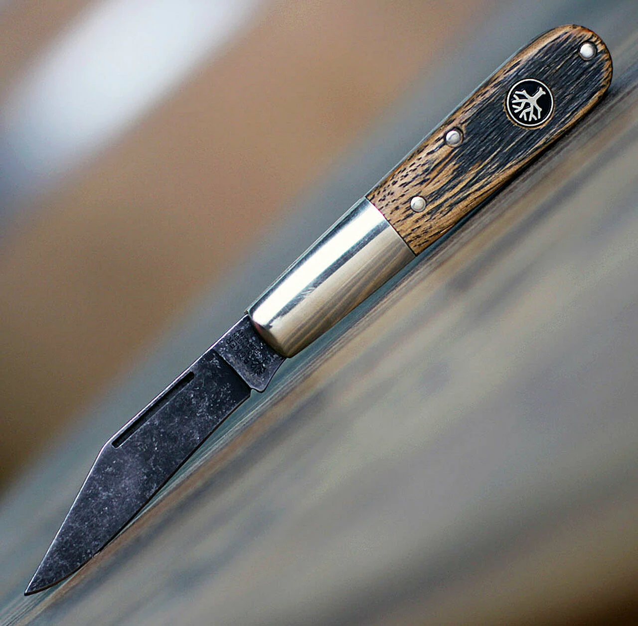 Budget ❤️ Boker Solingen Barlow Castle Burg 113941, 2.56" O1 Carbon Steel Acid Wash, Oak Wood Handle-Limited to 1133 ⌛ 1 Budget ❤️ Boker Solingen Barlow Castle Burg 113941, 2.56" O1 Carbon Steel Acid Wash, Oak Wood Handle-Limited to 1133 ⌛