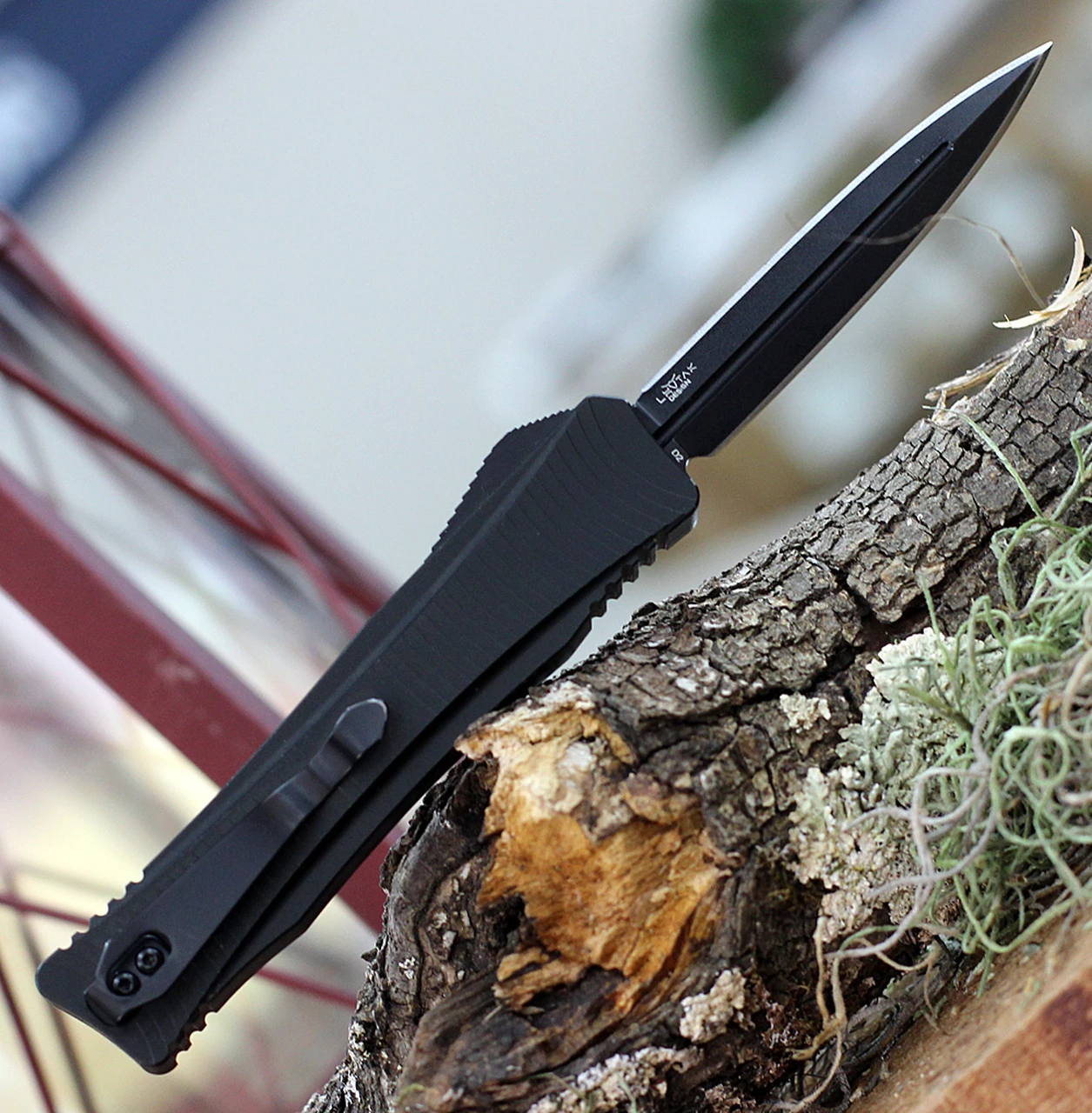 Budget ❤️ Boker Plus Dagger D2 06EX222, 3.39" D2 Steel Black Plain Blade, Black Aluminum Handle 😀 2 Budget ❤️ Boker Plus Dagger D2 06EX222, 3.39" D2 Steel Black Plain Blade, Black Aluminum Handle 😀 - Image 2