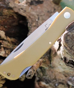 Cheap ✔️ Boker Plus Rangebuster - Yellow Polymer (3.5" High Carbon Satin) 01BO020 🔔 -Automatic Knives shop BOP01BO020.3 81583.1628187622