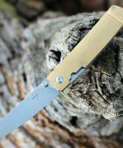 Budget 🛒 Boker Plus Tenshi - Brass (2.7" VG-10 Satin) 01BO328 ⌛