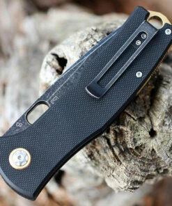 Discount ⭐ Boker Plus Fieldfolder - Blk G10 / Brass (3.41" D2 Blk SW) 01BO375 💯 -Automatic Knives shop BOP01BO375.2 91057.1645456494