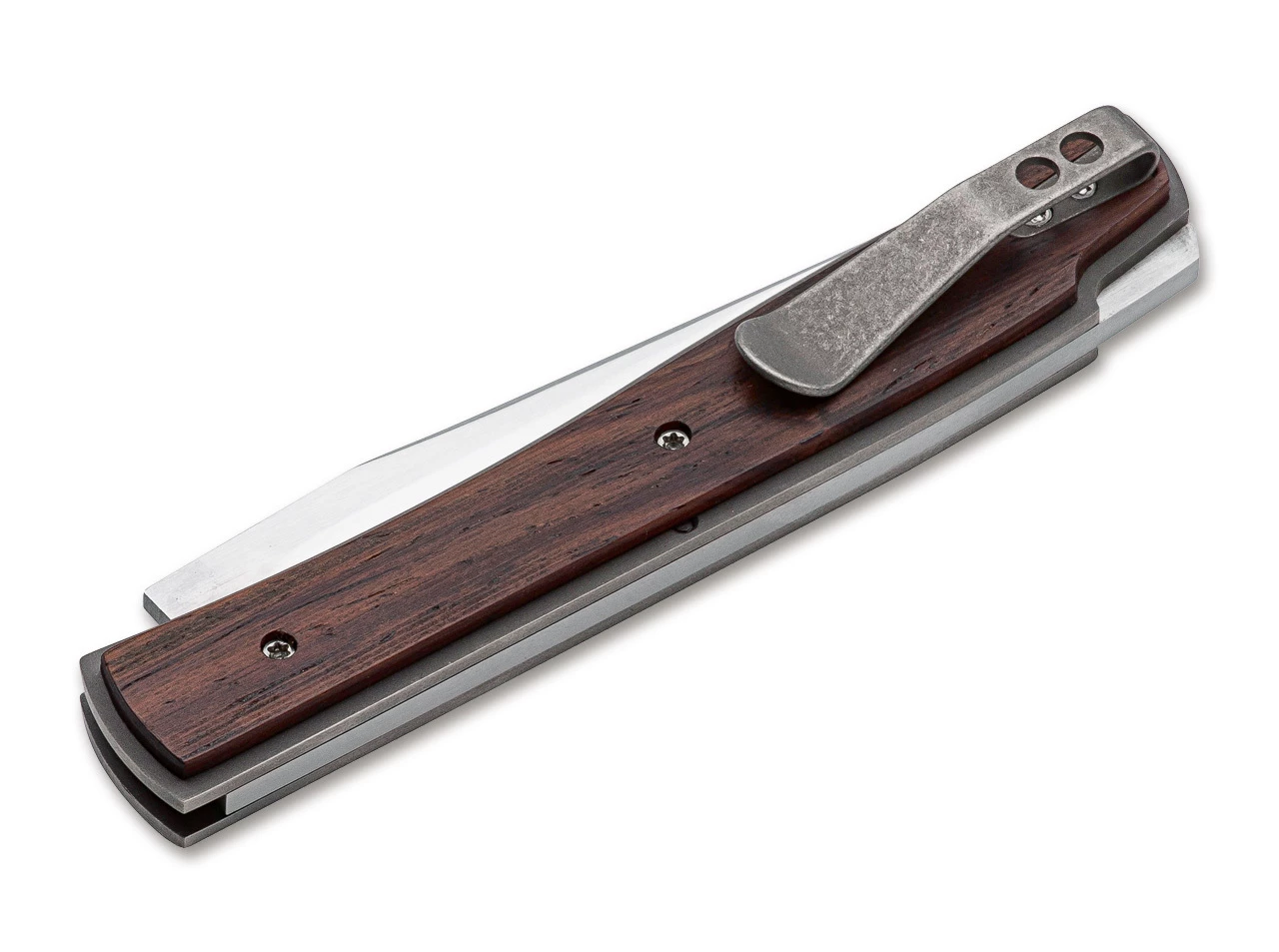 Discount ๐ Boker Plus Urban Trapper Backlock 01BO787, 3.46" VG-10 Steel Plain Blade, Cocobolo Wood Handle ๐งจ 2 Discount ๐ Boker Plus Urban Trapper Backlock 01BO787, 3.46" VG-10 Steel Plain Blade, Cocobolo Wood Handle ๐งจ - Image 2
