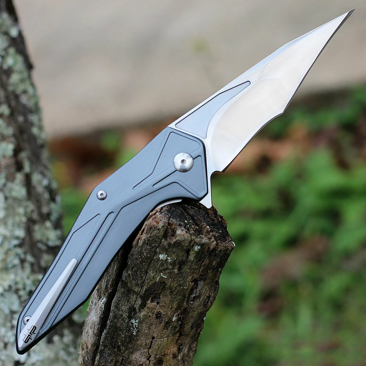 Outlet 😍 Brous Blades Tyrant, 4.5 Satin Linerlock Plain Blade, Gray Aluminum Handle ❤️ 2 Outlet 😍 Brous Blades Tyrant, 4.5 Satin Linerlock Plain Blade, Gray Aluminum Handle ❤️ - Image 2