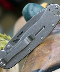 Cheap ❤️ ESEE Knives Esee Avispa Framelock SK5 Black BRK1303, 3.65" SK5 High Carbon Steel Plain Blade, Black Nylon Handles 👍 -Automatic Knives shop BRK1303.2 59036.1581005447