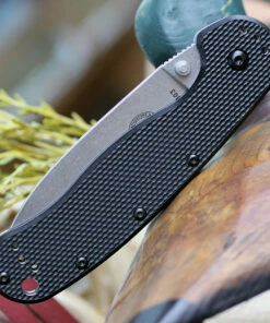 Cheap ❤️ ESEE Knives Esee Avispa Framelock SK5 Black BRK1303, 3.65" SK5 High Carbon Steel Plain Blade, Black Nylon Handles 👍 -Automatic Knives shop BRK1303.3 39529.1581005447