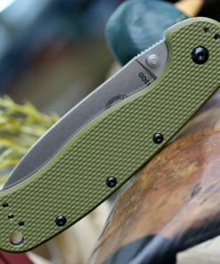 Best deal 😍 ESEE Knives Esee Avispa Framelock SK5 OD BRK1303OD, 3.65" SK5 High Carbon Steel Plain Blade, OD Green Nylon Handles ✔️ -Automatic Knives shop BRK1303OD.3 89247.1581004593