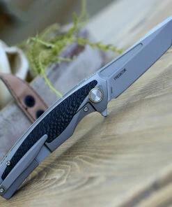 Top 10 🧨 Bestech T1706B Predator, 3.6" CPM-S35VN Plain Blade, Gray Titanium Handle w/Carbon Fiber Inlay ❤️ -Automatic Knives shop BT1706B.1 96716.1588780902