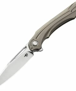 Cheap 🔔 Bestech T2001D Wibra Framelock, 3.5" Bohler M390 Plain Blade, Bronze Handle ⭐