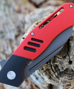Best Pirce 🧨 Bestech Rockface - Red / Blk G10 (3.4" D2 Black) BG46D 👍 -Automatic Knives shop BTKG46D.2 80974.1645040044