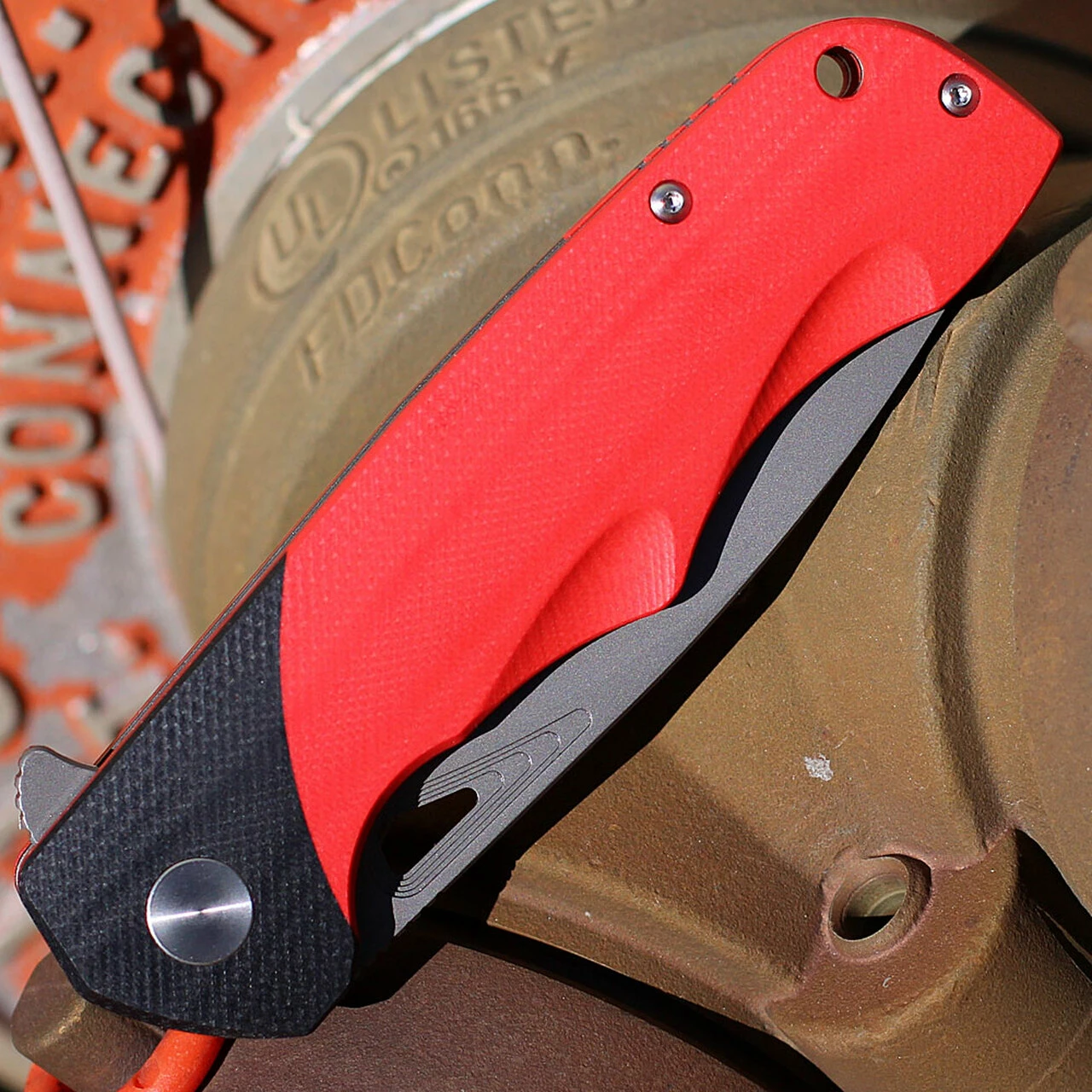 Wholesale 👏 Bestech Airstream - Red / Blk G10 (3.9" D2 Gray Drop Point) BG47D ⌛ 3 Wholesale 👏 Bestech Airstream - Red / Blk G10 (3.9" D2 Gray Drop Point) BG47D ⌛ - Image 3