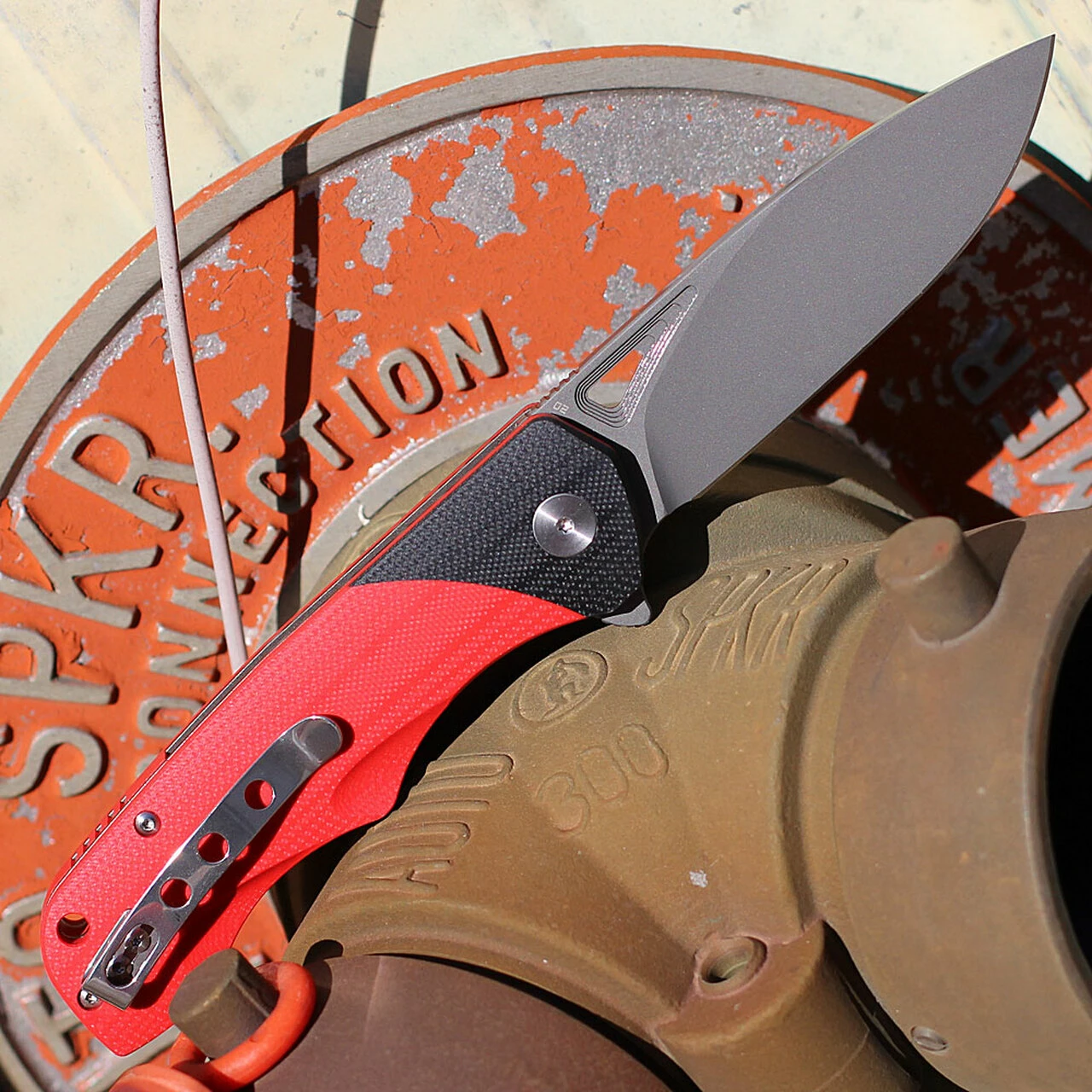 Wholesale 👏 Bestech Airstream - Red / Blk G10 (3.9" D2 Gray Drop Point) BG47D ⌛ 2 Wholesale 👏 Bestech Airstream - Red / Blk G10 (3.9" D2 Gray Drop Point) BG47D ⌛ - Image 2