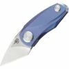 New 🌟 Boker Bestech Tulip Ball Lock 1912B, 1.25" Bohler M390 Kiridashi Blade, Blue Titanium Handle 🔔