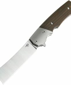 Flash Sale 🔥 Bestech Knives Spanish Tip Razor BT2101A, 3.66" M390 Satin Plain Blade, Black & Orange Carbon Fiber Handle with Titanium Bolsters ✔️