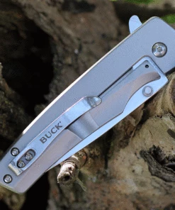 Budget 🎁 Buck Knives Odessa 0254SSS, 3.125" 7Cr Stainless Steel Satin Drop Point Blade, Gray Stainless Steel Handles 👏 -Automatic Knives shop BU254SS.2 91865.1625858471