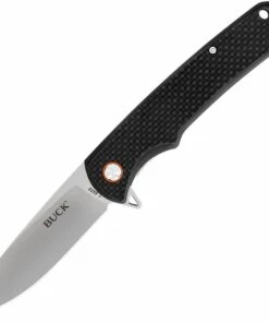 New 🛒 Buck Knives Haxby 0259CFS, 3.875" 7Cr Stainless Steel Satin Drop Point Blade, Carbon Fiber Handles 🛒